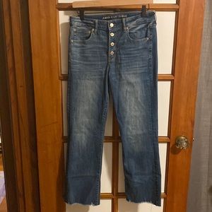 Bootcut button-front American Eagle jeans
